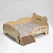 Mamy Pets 木製小犬專屬小床組。小犬私享空間。瓦楞抓板床單C組