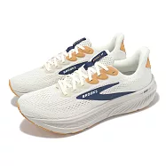Brooks 慢跑鞋 Ghost 17 男鞋 米 藍 魔鬼系列 緩衝 避震 運動鞋 1104421D174 28.5cm BEIGE/BLUE
