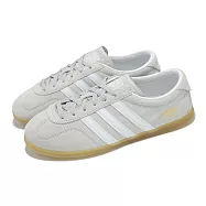 adidas 休閒鞋 Gazelle Lo Pro W 女鞋 灰 白 膠底 復古 麂皮 德訓鞋 愛迪達 JS4516 23cm GRETWO/FTWWHT/GUM3
