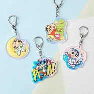 蠟筆小新極光鑰匙圈 -太空