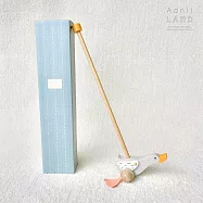 日本 Adnil LAND 一起去散步吧!天鵝寶寶木頭推車