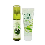 Bella Beauty 韓國蘆薈/絲瓜保濕噴霧120ml+FOODAHOLIC保濕凝膠100ml 蘆薈