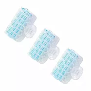 【E.dot】韓式空氣瀏海懶人髮捲 -3入2包(共6入) 藍色