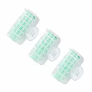 【E.dot】韓式空氣瀏海懶人髮捲 -3入2包(共6入) 綠色