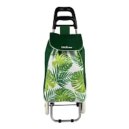 《EXCELSA》Foliage購物菜籃車 | 菜籃車 買菜車 推車 - 熱帶植葉38L