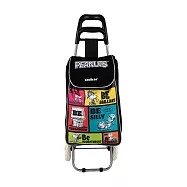 《EXCELSA》Peanuts購物菜籃車 | 菜籃車 買菜車 推車 史努比 Snoopy - 卡通38L