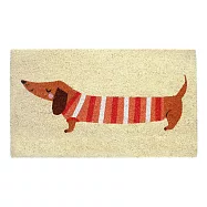 《Rex LONDON》英國 椰子纖維地墊 | 腳踏墊 進門地墊 玄關地墊 地墊 - 臘腸狗73x43cm - 臘腸狗73x43cm