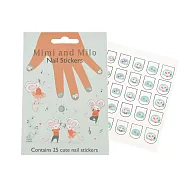 《Rex LONDON》兒童美甲貼紙組 | 兒童美甲 卡通指甲貼片 - 米米與米洛