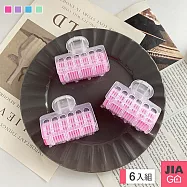 JIAGO 空氣瀏海捲髮器-6入 粉色