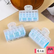 JIAGO 空氣瀏海捲髮器-6入 藍色