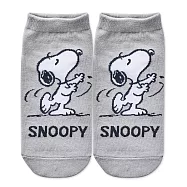 【ONEDER 旺達棉品】史努比直版襪 Snoopy親子襪 台灣製棉襪女襪- 灰(22-26) SN-A503