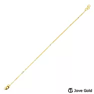 JoveGold漾金飾 細水長流黃金手鍊
