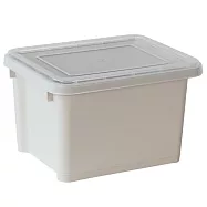 【SHUTER 樹德】塔塔家置物箱 7.5L 暖米灰/淺黛綠 3個入 /組 HA-2328K 暖米灰