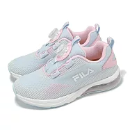 Fila 慢跑鞋 J826Z 大童 中童 小朋友 紫 粉紅 旋鈕 氣墊 運動鞋 斐樂 2J826Z351 17cm PURPLE/PINK
