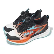 Fila 慢跑鞋 J819Z 大童 中童 小朋友 橘 藍 旋鈕 運動鞋 斐樂 3J819Z063 19cm MULTI COLOR