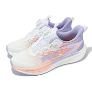 Fila 慢跑鞋 J819Z 大童 中童 小朋友 白 粉紅 旋鈕 運動鞋 斐樂 3J819Z195 19cm WHITE/PINK