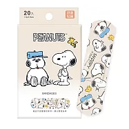 【ONEDER 旺達棉品】蠟筆小新OK繃 史努比OK繃 (20入) Snoopy正版授權舒適貼繃 創可貼 台灣製- 史努比 SN-OK01