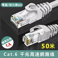 Cat.6標準RJ45網路傳輸圓線-50米