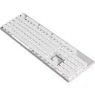 EWEADN 前行者 GX710S 有線鍵盤(水滴鍵帽) 靜音鍵盤 辦公鍵盤 巧克力鍵盤 注音 倉頡 -白色/白光