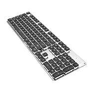 EWEADN 前行者 GX710S 有線鍵盤(水滴鍵帽) 靜音鍵盤 辦公鍵盤 巧克力鍵盤 注音 倉頡 -黑色/白光