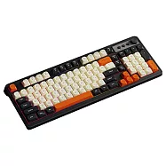 EWEADN 前行者 G98 炫光彩紅有線鍵盤 靜音鍵盤 辦公鍵盤 炫彩背光 注音 倉頡 -黑色