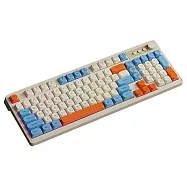 EWEADN 前行者 G98 炫光彩紅有線鍵盤 靜音鍵盤 辦公鍵盤 炫彩背光 注音 倉頡 -白色