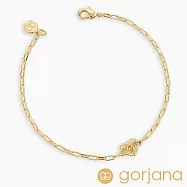 GORJANA 愛心幸運手鍊 誕生石手鍊 紀念日/生日禮物 簡約百搭- 黃水晶