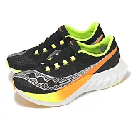 Saucony 競速跑鞋 Endorphin Pro 4 男鞋 黑 螢光黃 橘 碳板 緩震 訓練 運動鞋 索康尼 S20939343 28.5cm BLACK/NOIR