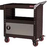 【SHUTER 樹德】加門專業型工具車-已組裝 黑色 /組 CT-HD