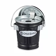 日本 OBAKETSU|ohaizara 手工製桌上型煙灰缸 0.35L 黑色