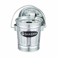 日本 OBAKETSU|ohaizara 手工製桌上型煙灰缸 0.35L 2入組 銀色 2入組