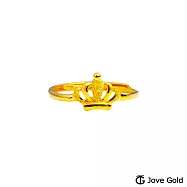 JoveGold漾金飾 女王風範黃金戒指
