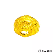 JoveGold漾金飾 祥獅獻瑞黃金戒指