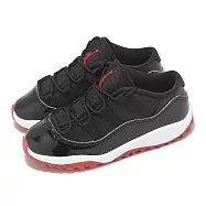 Nike 學步鞋 Jordan 11 Retro Low TD 小童 Bred 黑 紅 童鞋 AJ11 FV5120-006 16cm BLACK/RED