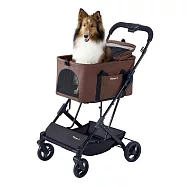【IBIYAYA依比呀呀】FS2517 超速提分離式國民寵物推車-麥穗棕