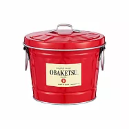 日本 OBAKETSU|手工製多功能迷你桶 1L 紅色