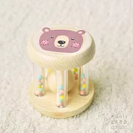 日本 Adnil LAND 可愛動物安撫搖鈴【熊熊】