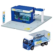 TOMICA交通世界 新城鎮 水族館 (附小車)