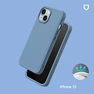 犀牛盾 iPhone 15(6.1吋) SolidX 強化吸震緩衝防摔手機殼- 海潮藍