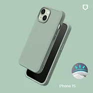 犀牛盾 iPhone 15(6.1吋) SolidX 強化吸震緩衝防摔手機殼- 鼠尾草綠