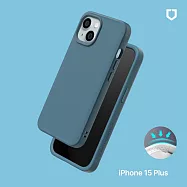 犀牛盾 iPhone 15 Plus(6.7吋) SolidX 強化吸震緩衝防摔手機殼- 深海藍