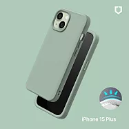 犀牛盾 iPhone 15 Plus(6.7吋) SolidX 強化吸震緩衝防摔手機殼- 鼠尾草綠