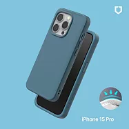 犀牛盾 iPhone 15 Pro(6.1吋) SolidX 強化吸震緩衝防摔手機殼- 深海藍