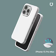 犀牛盾 iPhone 15 Pro Max(6.7吋)SolidX 強化吸震緩衝防摔手機殼- 經典白