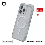 犀牛盾 iPhone 15 Pro Max (6.7吋) AirX MagSafe兼容 極致氣墊緩衝磁吸防摔手機殼- 流變灰