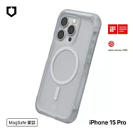 犀牛盾 iPhone 15 Pro (6.1吋) AirX MagSafe兼容 極致氣墊緩衝磁吸防摔手機殼- 流變灰