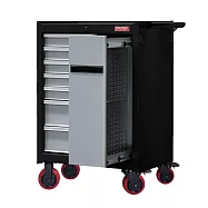 【SHUTER 樹德】工具車-已組裝 黑身灰抽 /組 TC-H25 黑身灰抽