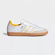 Adidas Samba OG [ID1479] 男女 運動休閒鞋 復古 德訓鞋 舒適 百搭 膠底 白 黃 28.5cm 白/黃