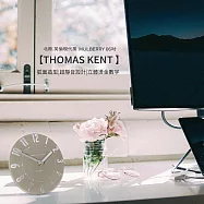 Thomas Kent|MULBERRY 06吋 英倫風現代時鐘 靜音桌鐘 -多色可選 (時鐘 桌鐘 室內桌鐘 ) 摩卡灰銀