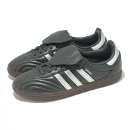 adidas 休閒鞋 Samba LT W 女鞋 綠 銀 翻折鞋舌 復古 皮革 德訓鞋 愛迪達 JP6144 24cm GREY/SILVER